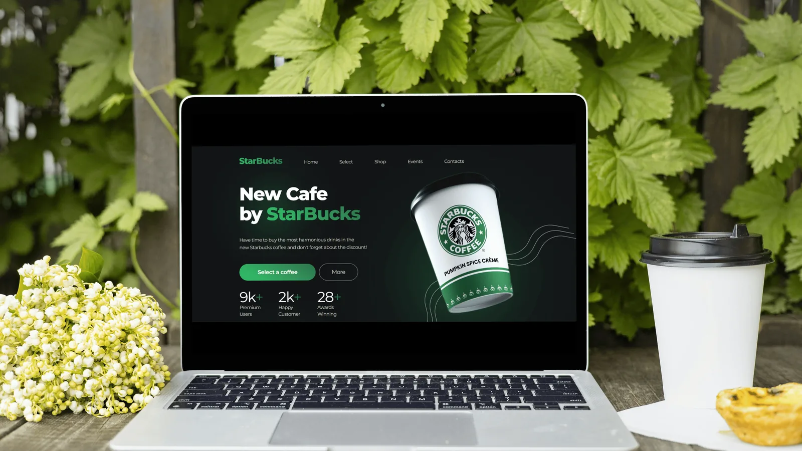 Starbucks Landing — Landing · 2024